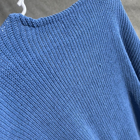 Blue V-Neck Sweater - Picture 2 of 3